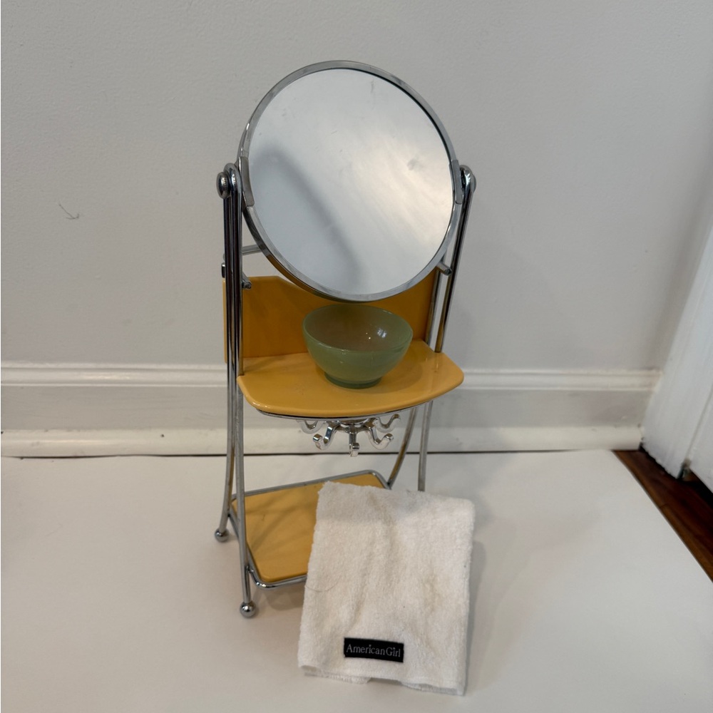 American Girl Vanity Set with Mirror and Accessories